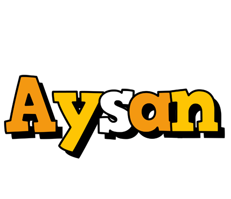 Aysan cartoon logo