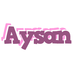 Aysan relaxing logo