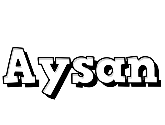 Aysan snowing logo
