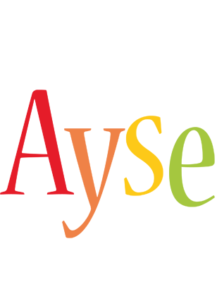 Ayse birthday logo