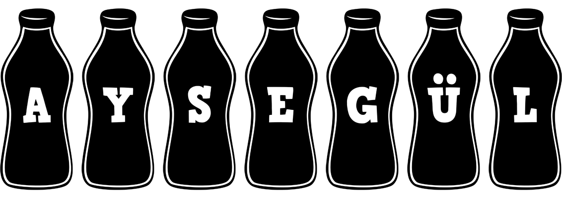 Aysegül bottle logo