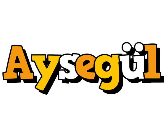 Aysegül cartoon logo