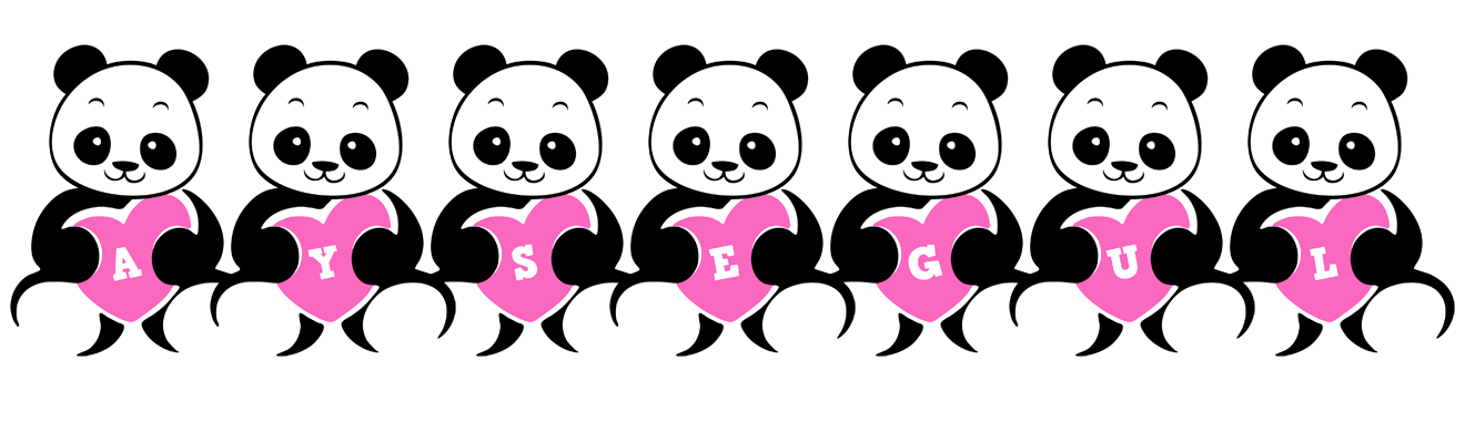 Aysegul love-panda logo