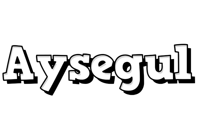 Aysegul snowing logo