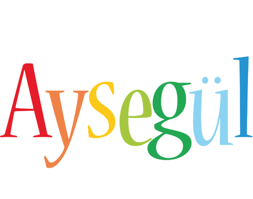Aysegül birthday logo