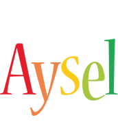 Aysel birthday logo