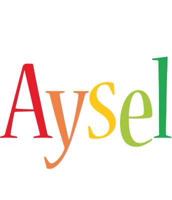 Aysel birthday logo