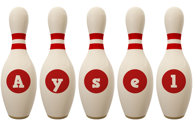 Aysel bowling-pin logo