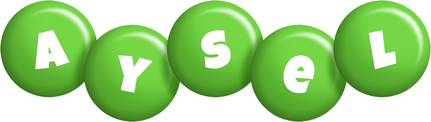 Aysel candy-green logo