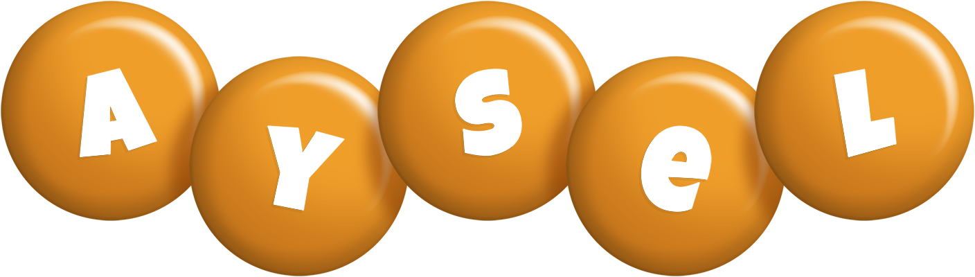 Aysel candy-orange logo