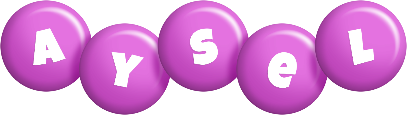 Aysel candy-purple logo