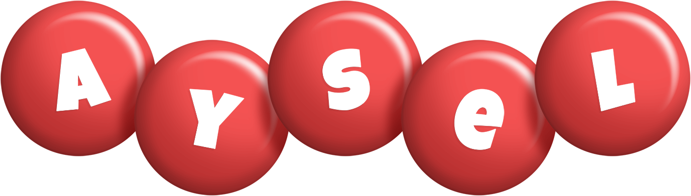 Aysel candy-red logo