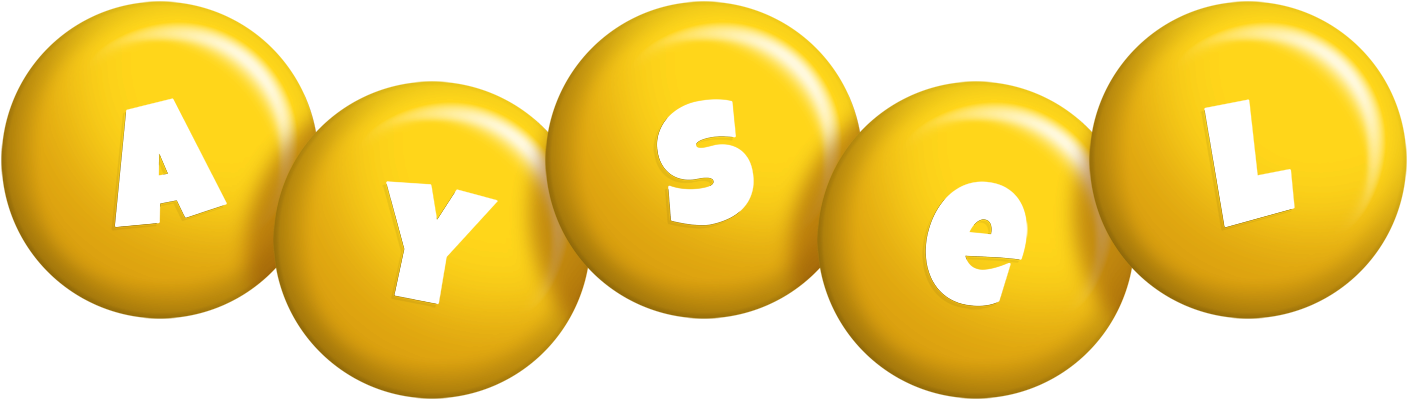 Aysel candy-yellow logo