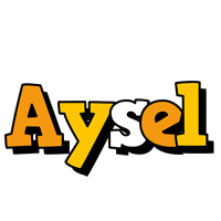 Aysel cartoon logo