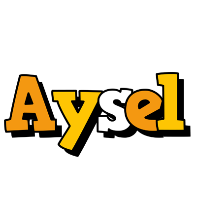 Aysel cartoon logo
