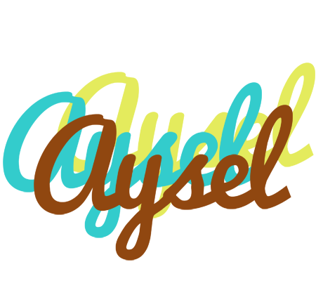 Aysel cupcake logo