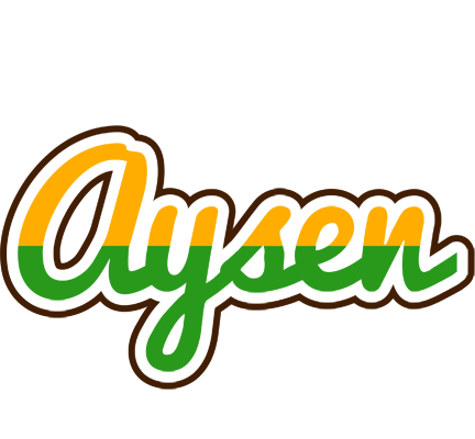 Aysen banana logo