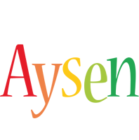 Aysen birthday logo