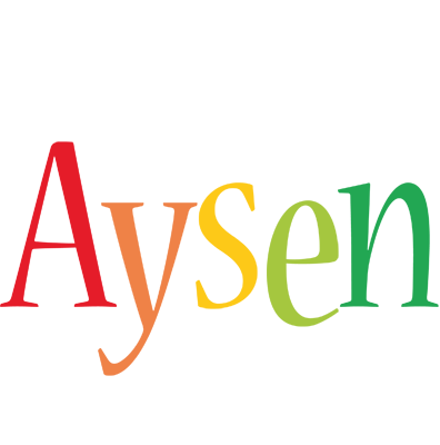 Aysen birthday logo