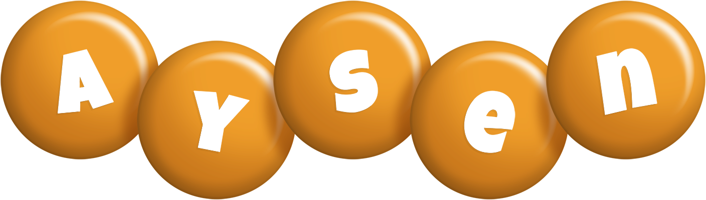 Aysen candy-orange logo