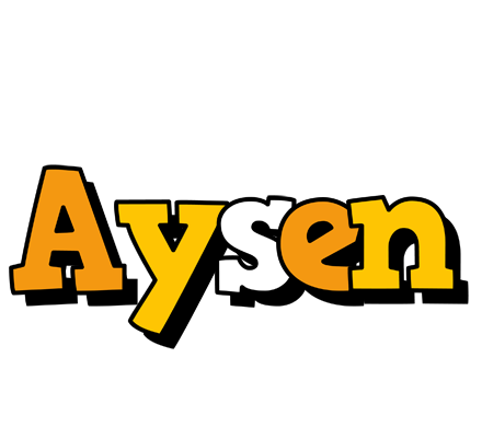 Aysen cartoon logo