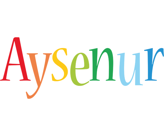 Aysenur birthday logo