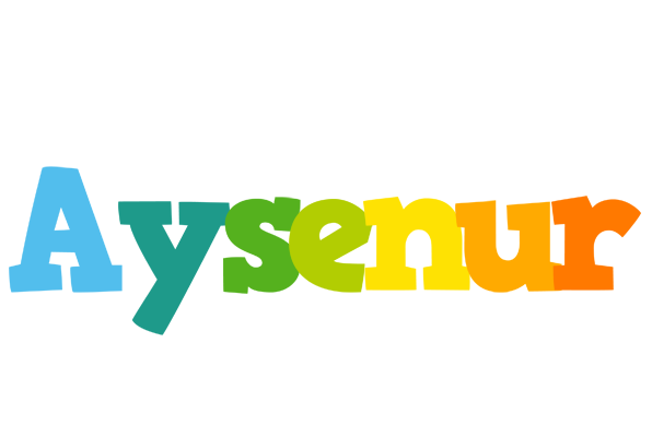 Aysenur rainbows logo