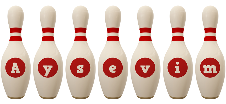 Aysevim bowling-pin logo