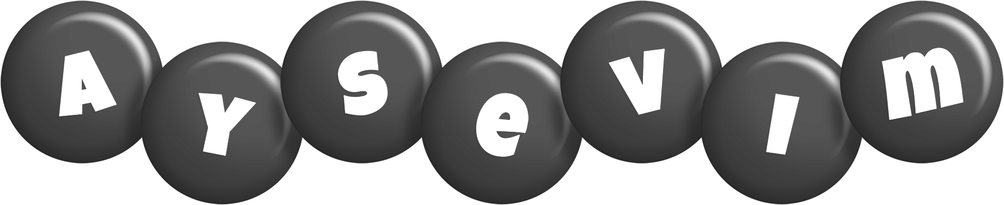 Aysevim candy-black logo