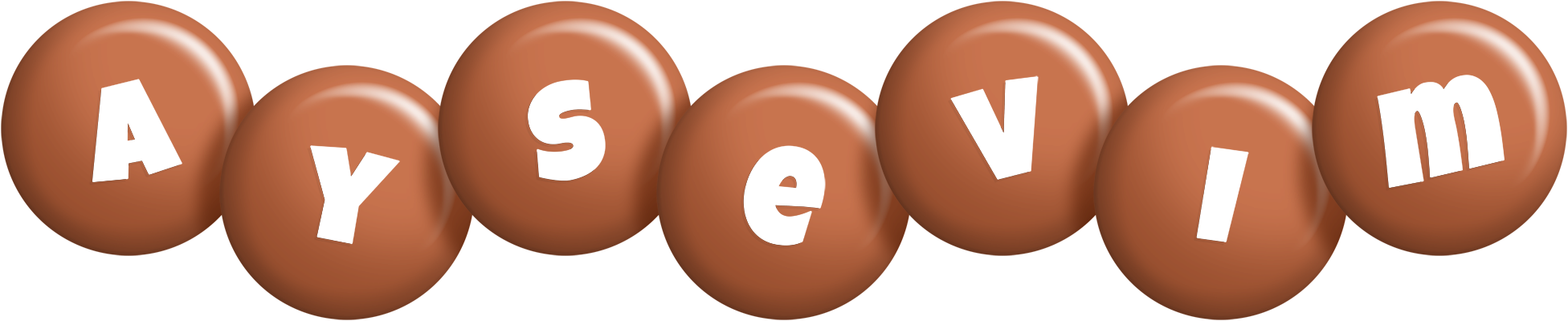 Aysevim candy-brown logo
