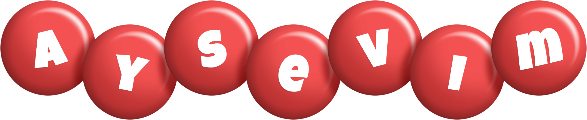 Aysevim candy-red logo