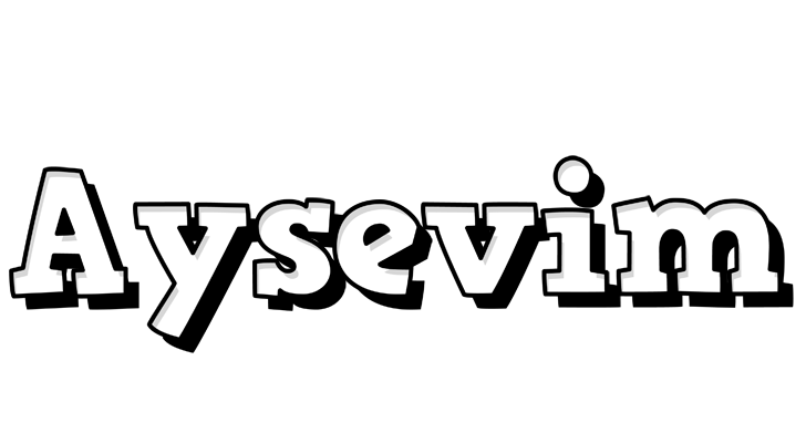 Aysevim snowing logo