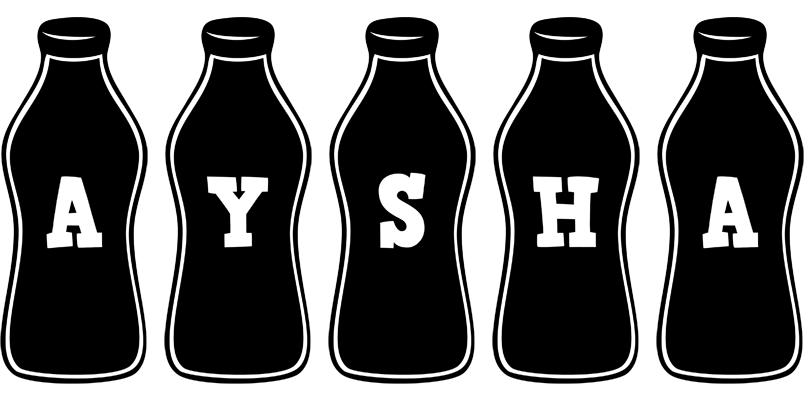 Aysha bottle logo