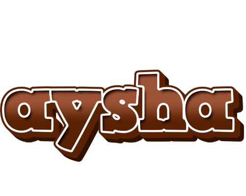 Aysha brownie logo
