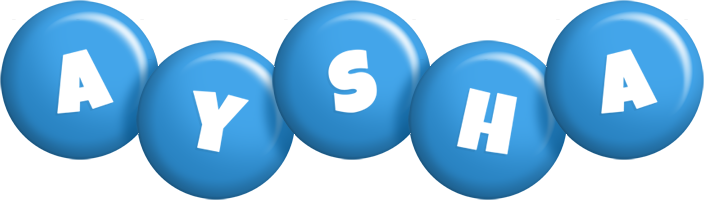 Aysha candy-blue logo