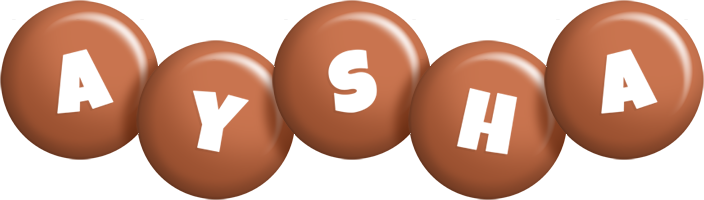 Aysha candy-brown logo