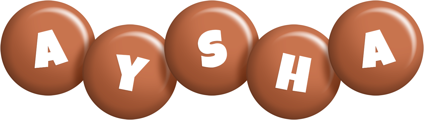 Aysha candy-brown logo