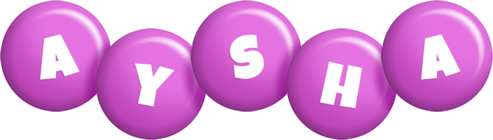 Aysha candy-purple logo