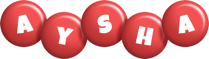 Aysha candy-red logo