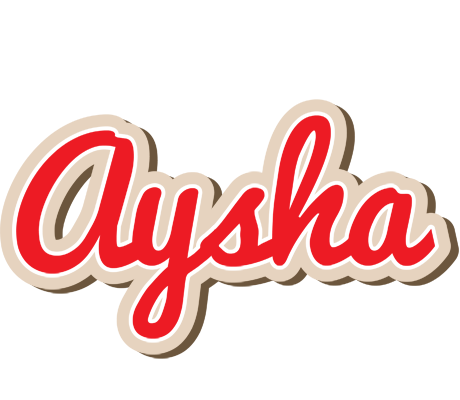 Aysha chocolate logo