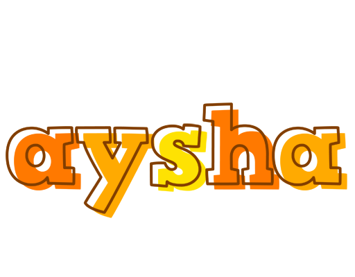 Aysha desert logo