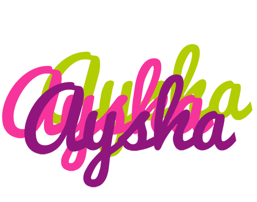 Aysha flowers logo