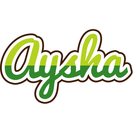Aysha golfing logo