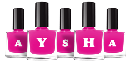 Aysha nails logo