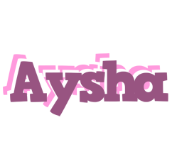 Aysha relaxing logo