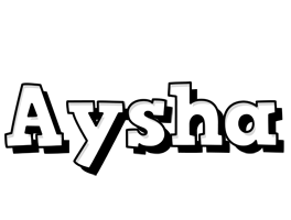 Aysha snowing logo