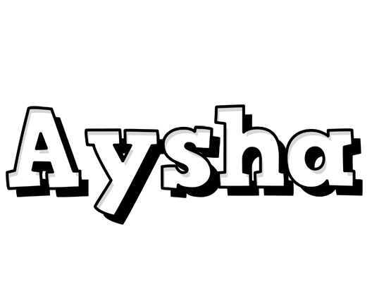 Aysha snowing logo