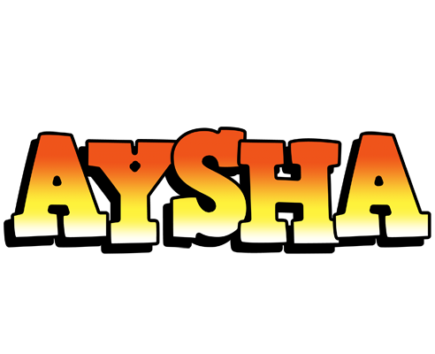 Aysha sunset logo