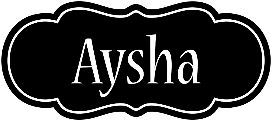 Aysha welcome logo