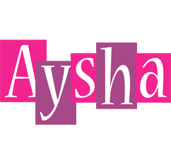Aysha whine logo